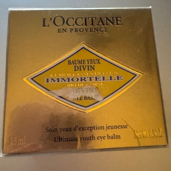 NEW L'Occitane Immortelle Divine Ultimate Youth Eye Balm 1.5ML NWT - Picture 1 of 3